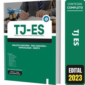Apostila Concurso Tj Es - Analista Área Judiciária - Direito