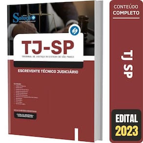 Apostila Tj Sp - Escrevente Técnico Judiciário