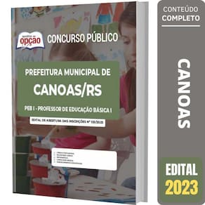Apostila Concurso Canoas Rs - Peb I - Professor 1