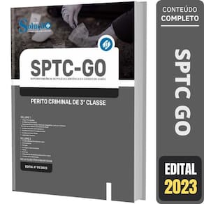 Apostila Sptc Go - Perito Criminal De 3 Classe
