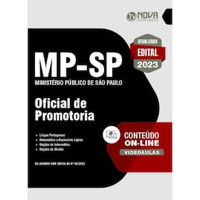 Apostila Mp-Sp 2023 - Oficial De Promotoria