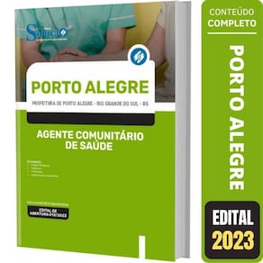 Apostila Porto Alegre Rs - Agente Comunitário De Saúde