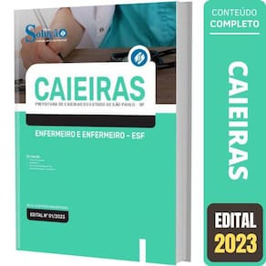 Apostila Caieiras Sp - Enfermeiro E Enfermeiro - Esf