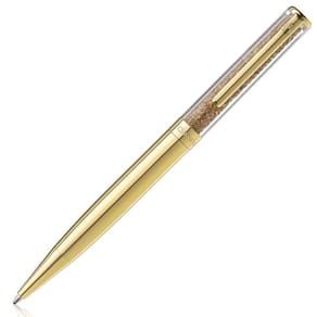 Caneta Estereografia Crown Diamond Dourada
