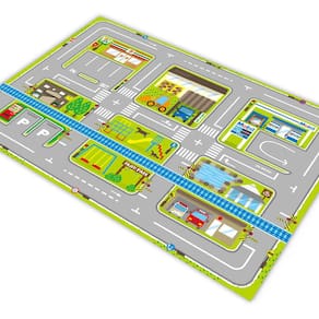 Pista Para Carrinhos Grande Cidade Bairro 100x50cm