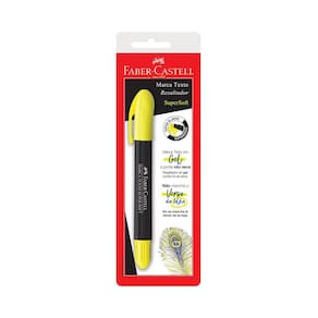 Marcador de Texto Faber-Castell Super Gel Amarelo