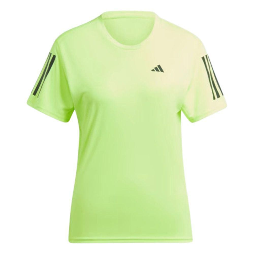 Camisa Adidas Own The Run Verde-Feminino