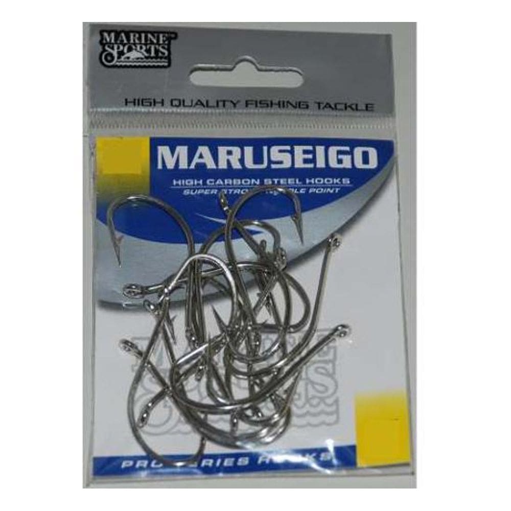 Anzol Maruseigo Nº 28 Nickel - Marine Sports - 10 Peças