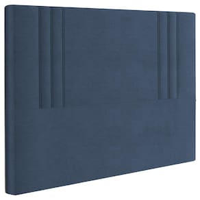 Cabeceira Queen 158 cm London Veludo Azul Soon