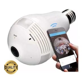 Câmera Falsa Luz Led Sensor De Presença Ip65 Refletor Solar