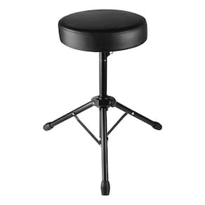 Banco Para Bateria Reforçado Preto Acolchoado Bb-30 Luminos