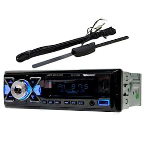 Kit Rádio Roadstar RS2714 Bluetooth + Antena Interna Para Rádio