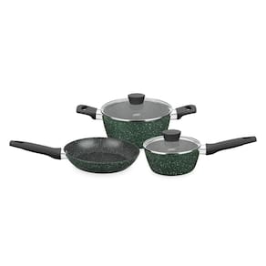 Conjunto De Panelas 3 Peças Carmela Garden Ceramic-Flon