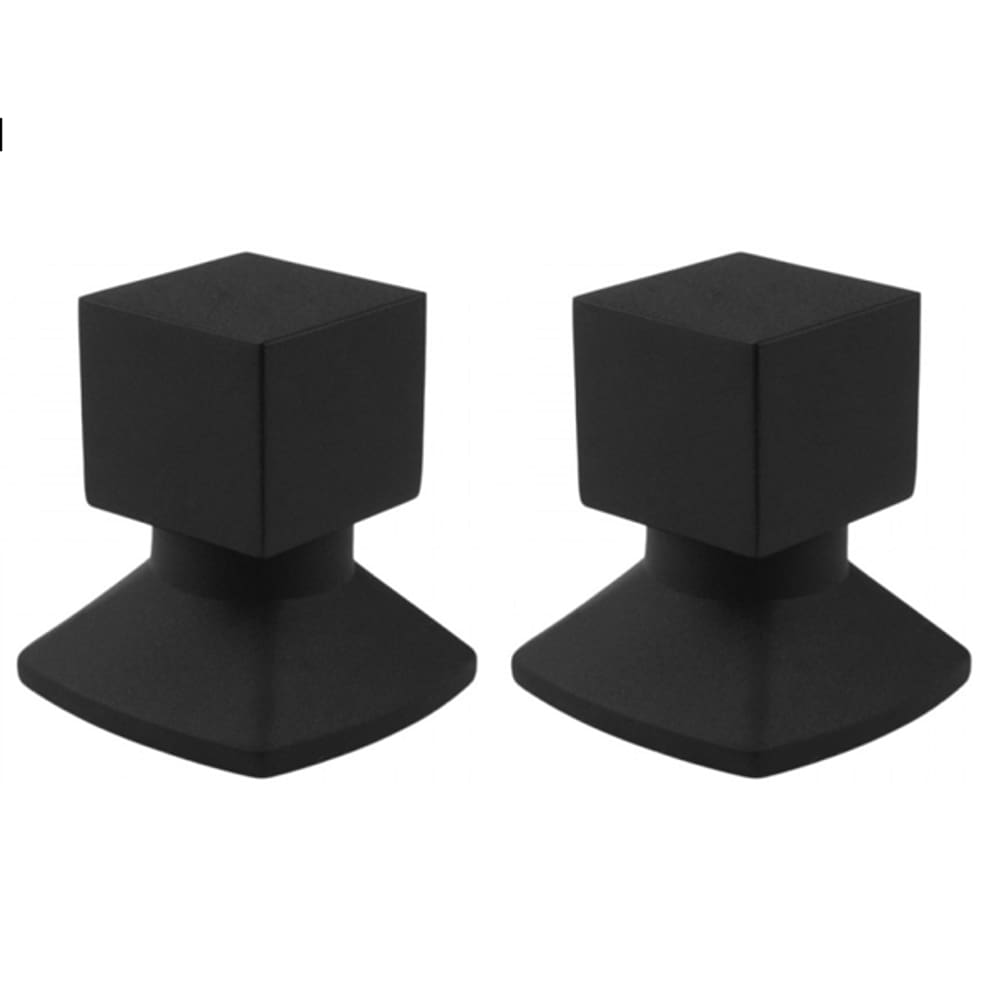 kit 02 und Acabamento registro quadrado preto fosco encaixe padrao Decal Docol Meber