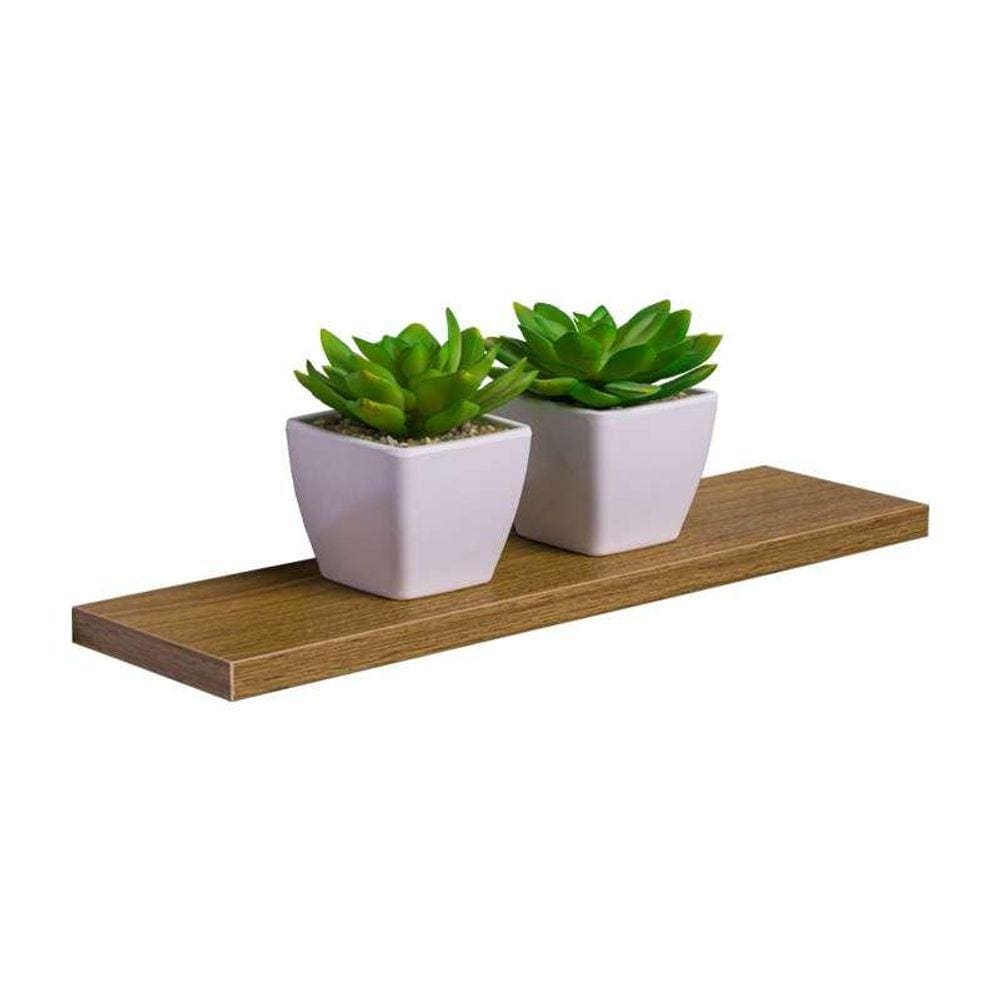 Prateleira 40 x 10cm Freijó Suporte Invisível