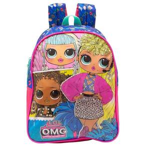 Mochila de Costas 16 Infantil LOL OMG X AZUL