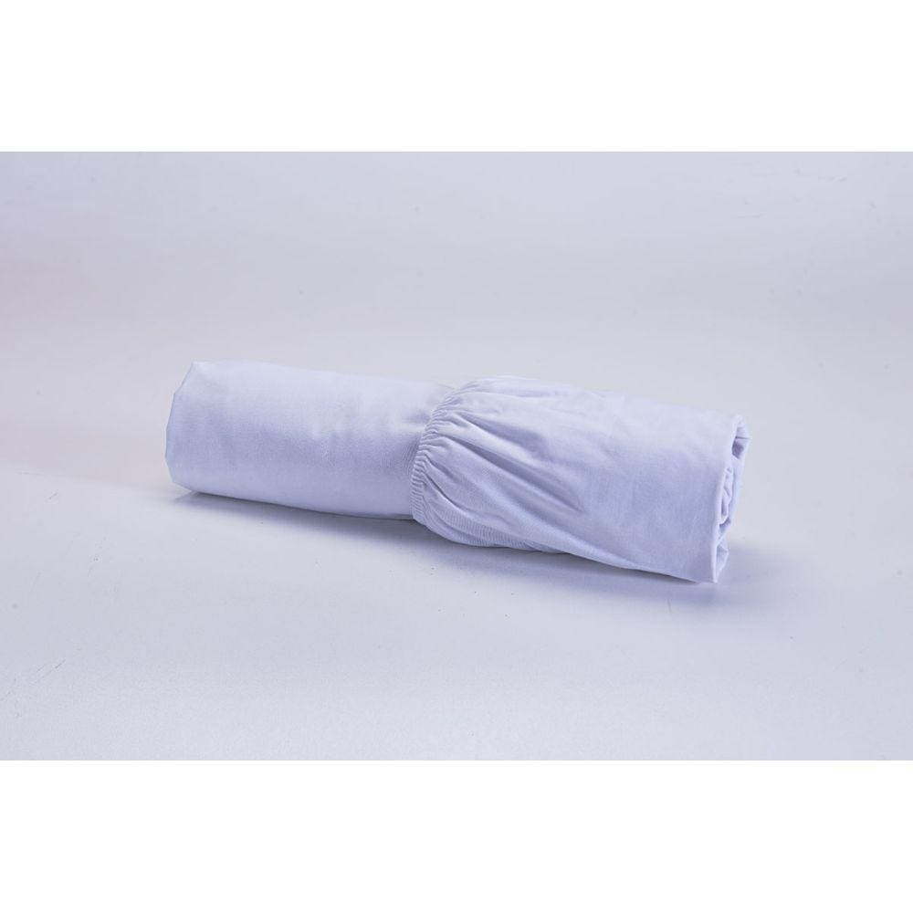 Lençol Cama Viúvo Com Elástico (1,88mx1,28mx25cm)100% Algodão 200 Fios Percal Branco