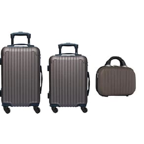 Kit Malas 360º 23kg/32kg + Frasqueira: Marrom