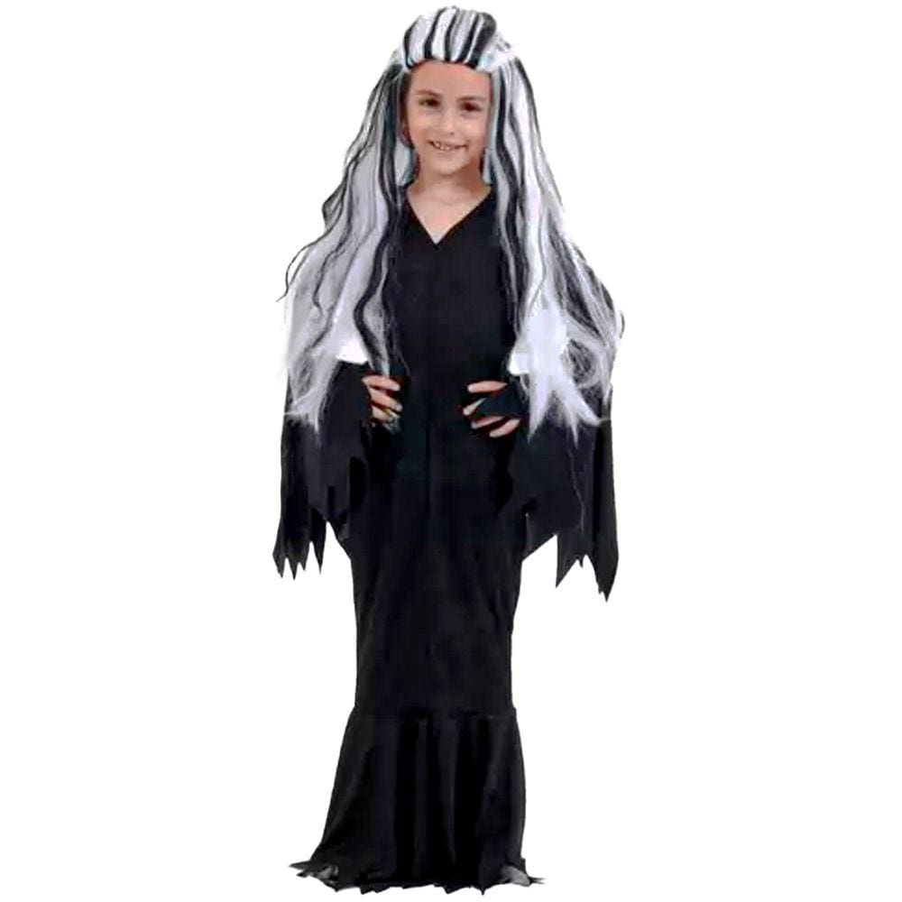 Vestido Infantil Longo Preto Marticie