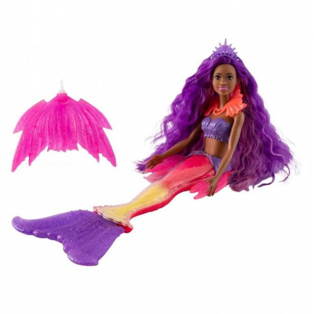 Boneca Barbie Sereia Negra – Shopping Tudão