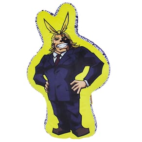Almofada All Might 3D Aveludada Oficial My Hero Academia