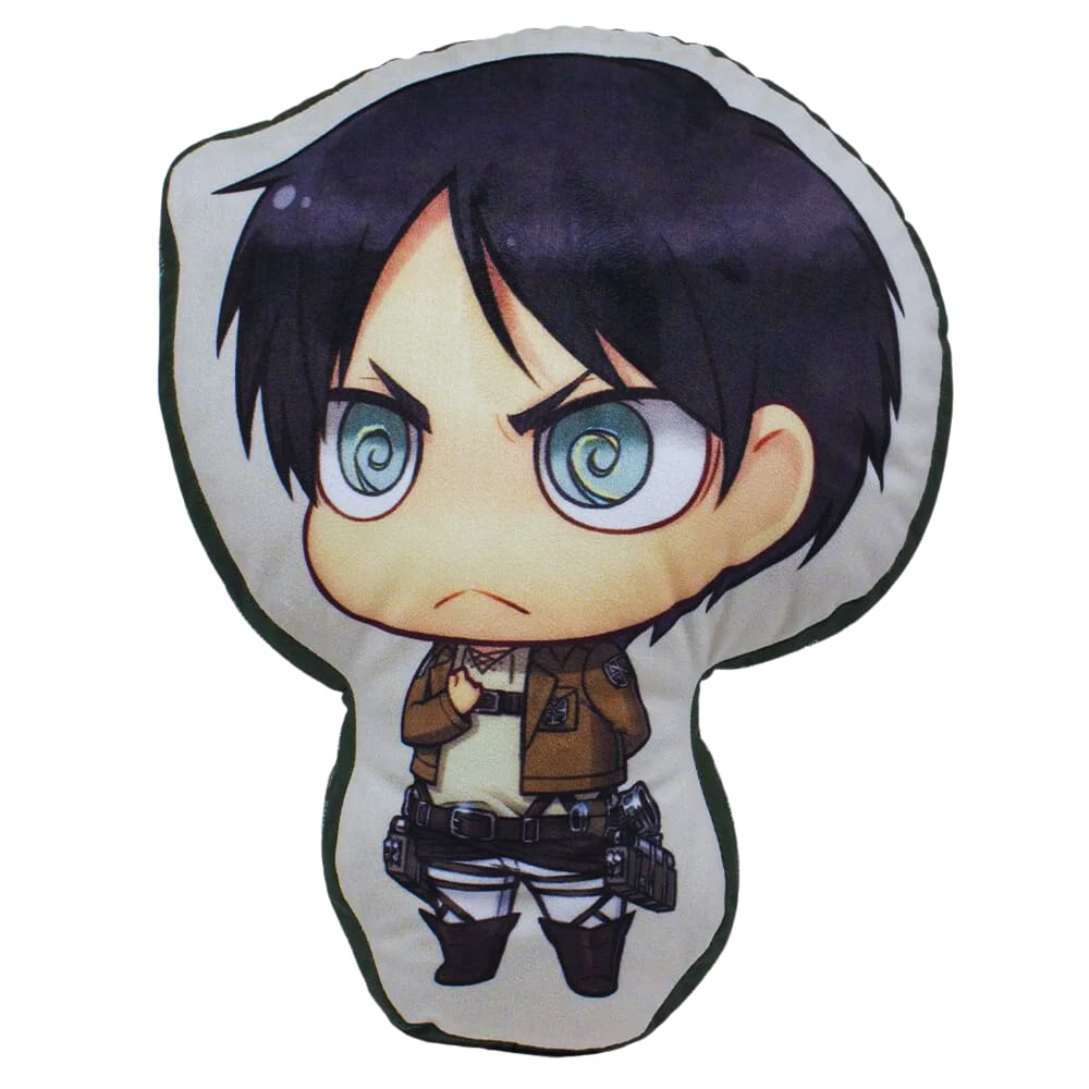 Almofada Eren Jaeger 3D Aveludada Oficial Ataque Dos Titãs