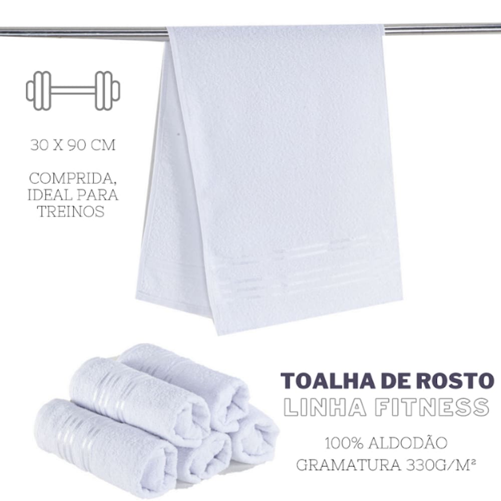 Kit 06 Toalhas de Academia Fitness