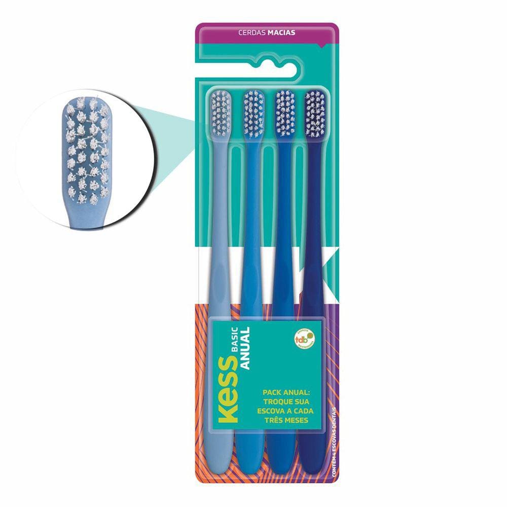 Escova Dental Kess Anual Cód.2102