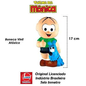 Boneco Cebolinha Macio Turma Da Mônica Brinquedo Infantil