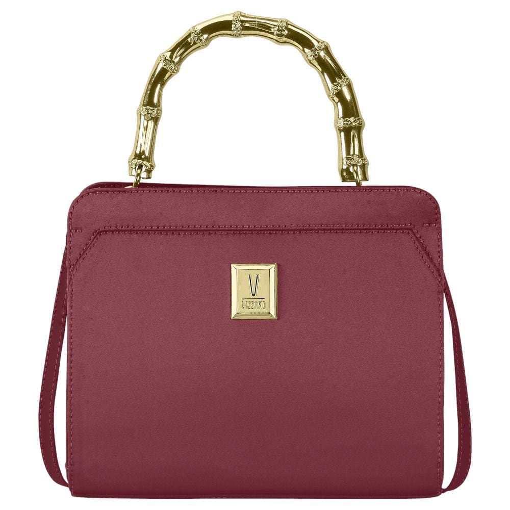 Bolsa Feminina Cetim Vizzano 10025.2 Vinho