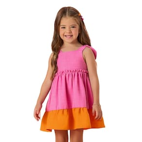 Vestido Pink Orange Mon Sucre Verão 006