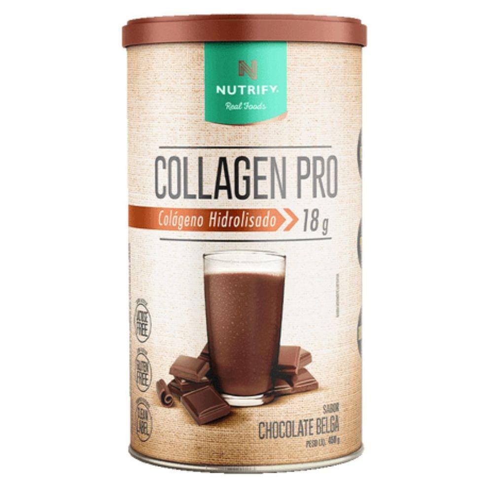 Colageno Collagen Pro Chá Branco Com Lichia 450G Nutrify