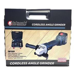 Esmerilhadeira Angular A Bateria 25V Brushless Nakasaki