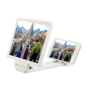 Lente De Aumento Tela 3d Suporte Ampliadora Zoom Celular F1