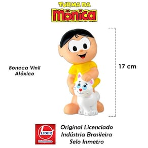 Brinquedo Infantil Baby Boneca Magali Macia Turma Da Mônica