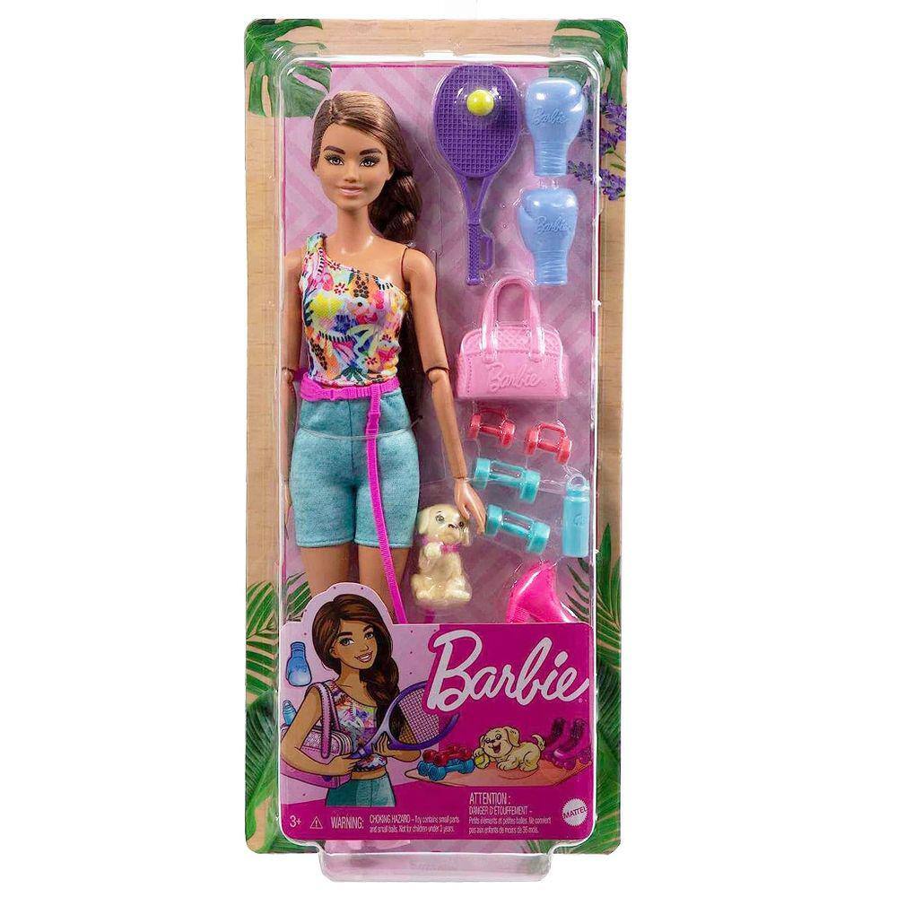 Boneca Barbie Filme BarbieLand Roupa Dourada HPJ99 Mattel - Boneca