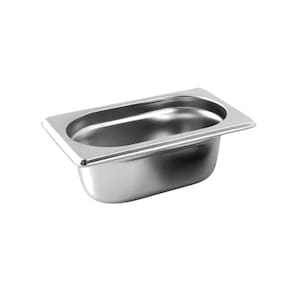 Cuba Gastronomica Gn 1/9 10Cm Inox Para Carro Buffet Magna