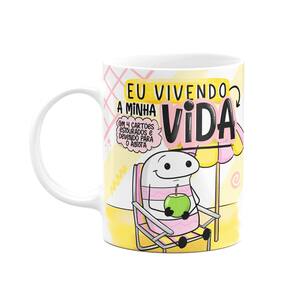 Caneca Divertida Flork Girl - Eu vivendo a minha vida