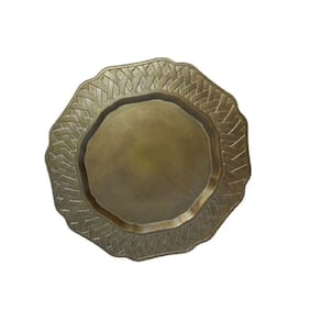 Sousplast Ouro Antigo 33 Cm
