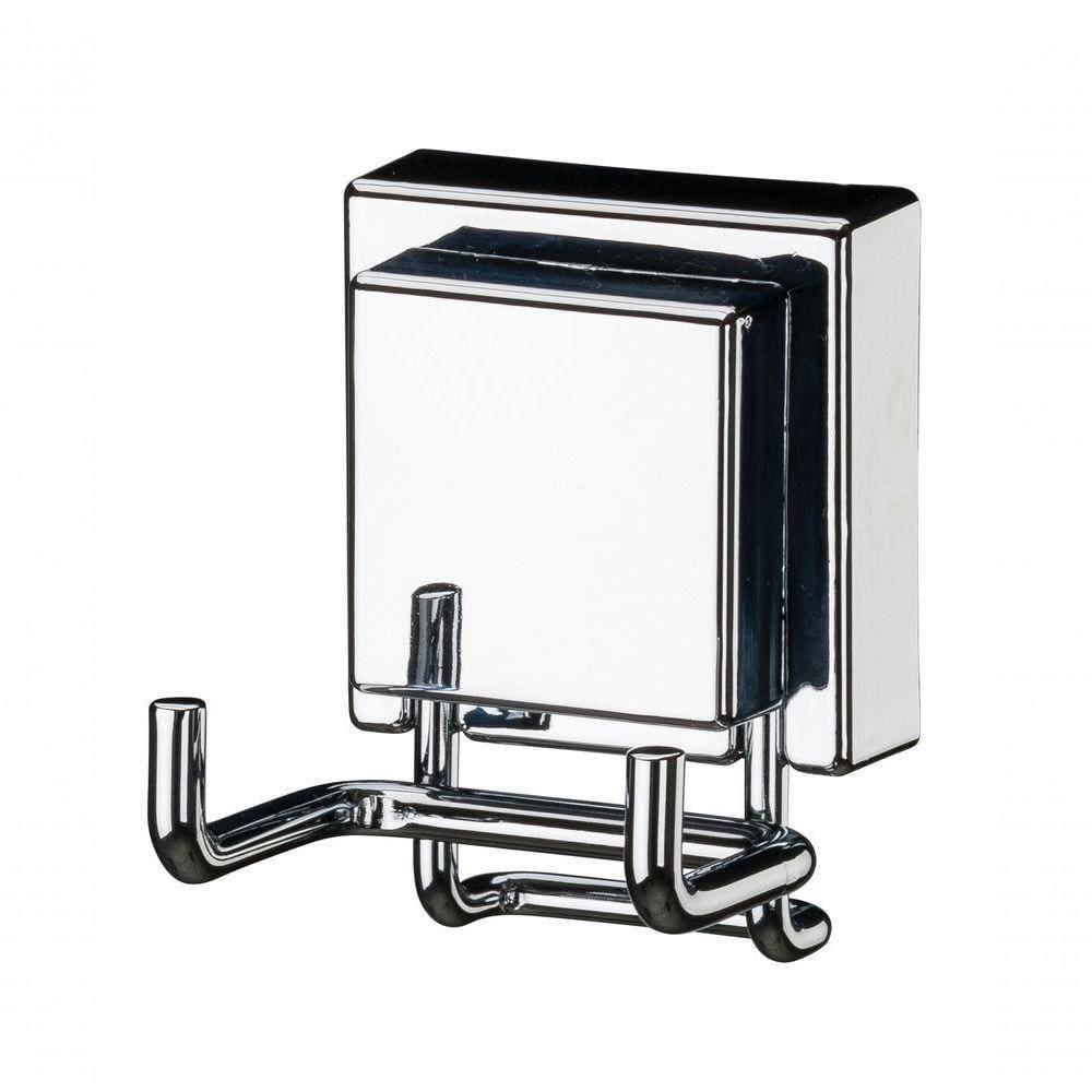 Gancho Cabide Duplo Inox Com Ventosa Future 7009