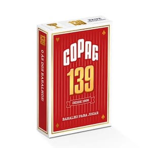 Baralho Copag 139 Naipe Grande Vermelho