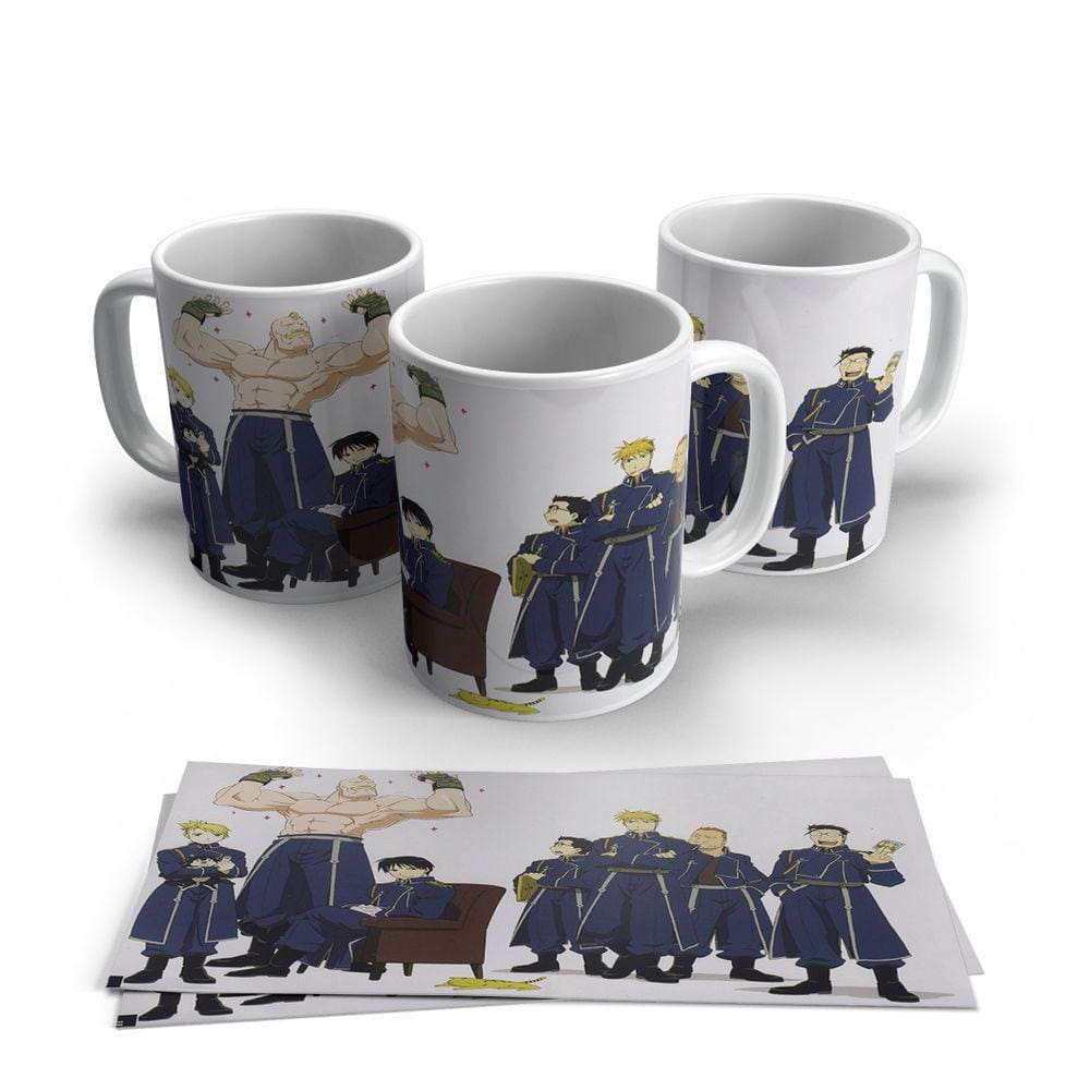 Caneca Fullmetal Alchemist Modelo 20