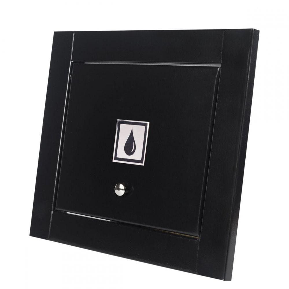Visor Agua Linear Hat Top Design Preto Fosco Moderno Inovador