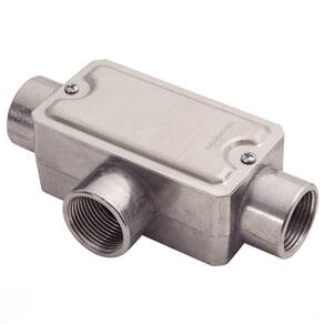 Condulete Fixo 3/4" Tipo "t" - Com Tampa / Rosca Bsp / Sem Pintura Tramontina