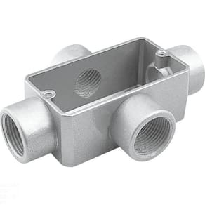 Condulete Fixo 3/4" Tipo "x" - Sem Tampa / Sem Rosca / Sem Pintura Tramontina