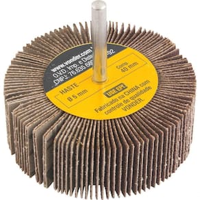 Roda De Lixa 80Mmx30Mm C/ Haste G80 - Vonder