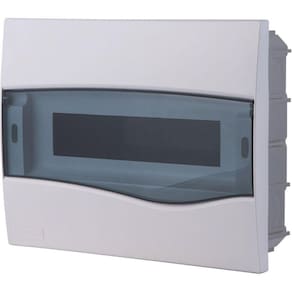 Quadro De Distribuição De Embutir 12 Din Ou 8 Nema Tramontina Com Porta Transparente Tramontina