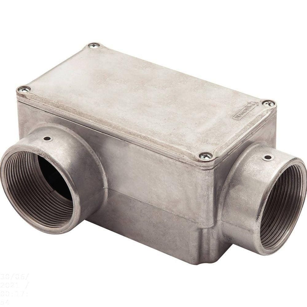 Condulete Fixo 2” Tipo ”lr” - Com Tampa / Rosca Bsp / Sem Pintura Tramontina