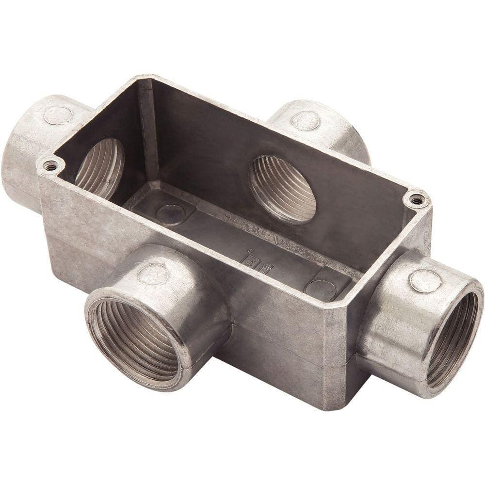 Condulete Fixo 1” Tipo ”x” - Sem Tampa / Rosca Bsp / Sem Pintura Tramontina