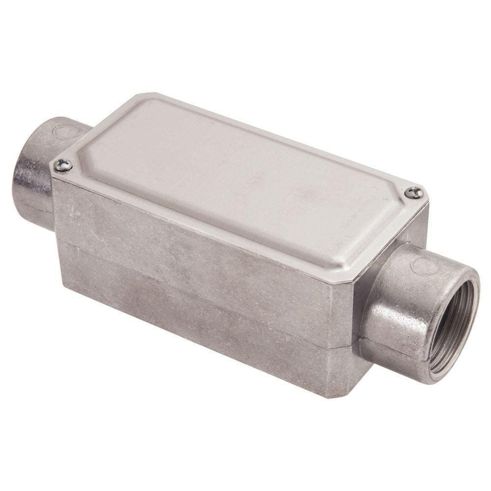 Condulete Fixo 1” Tipo ”c” - Com Tampa / Rosca Bsp / Sem Pintura Tramontina
